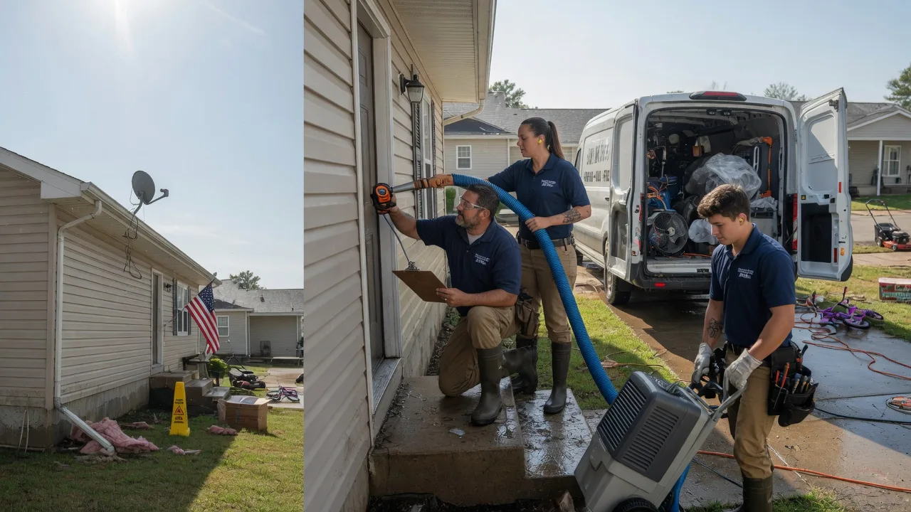 Ceiling Water Damage Restoration in Richview, IL near me